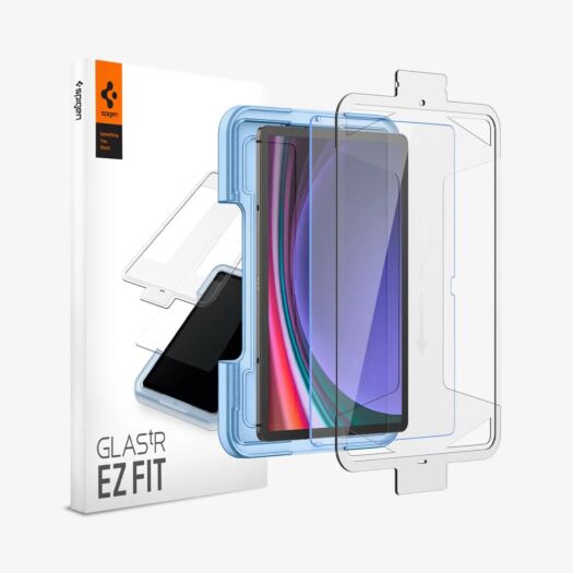 Захисне скло Spigen Glas.tR EZ Fit 1-pack до Samsung Galaxy Tab S9/S9 FE/S10 FE Clear (AGL07000) AGL07000-spg