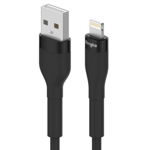 Дата-кабель Ringke Fast Charging Pastel Cable USB-A to Lightning 60W 1.2m Black (CB09963RS) CB09963RS-rgk Дата-кабель Ringke Fast Charging Pastel Cable USB-A to Lightning 60W 1.2m Black (CB09963RS) CB09963RS-rgk