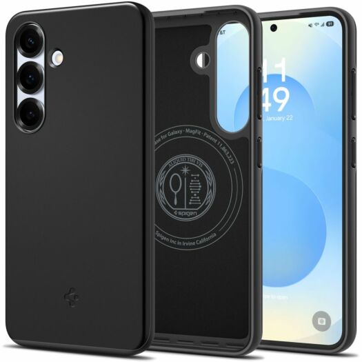 Чохол Spigen Thin Fit MagFit до Samsung Galaxy S25 Black (ACS08993) ACS08993-spg Чохол Spigen Thin Fit MagFit до Samsung Galaxy S25 Black (ACS08993) ACS08993-spg