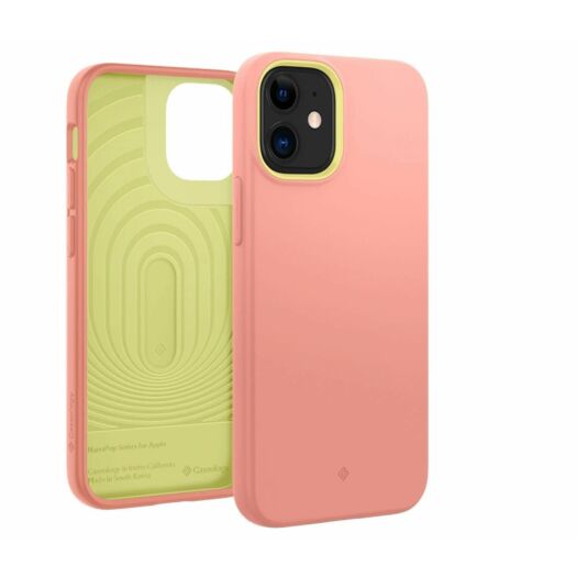 Чехол Caseology Nano Pop для iPhone 12/ 12 Pro Peach Pink (ACS01722) 681707254 Чехол Caseology Nano Pop для iPhone 12/ 12 Pro Peach Pink (ACS01722) 681707254