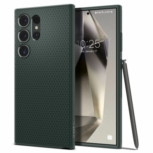 Чохол Spigen Liquid Air до Samsung Galaxy S24 Ultra Abyss Green (ACS07288) ACS07288-spg Чохол Spigen Liquid Air до Samsung Galaxy S24 Ultra Abyss Green (ACS07288) ACS07288-spg