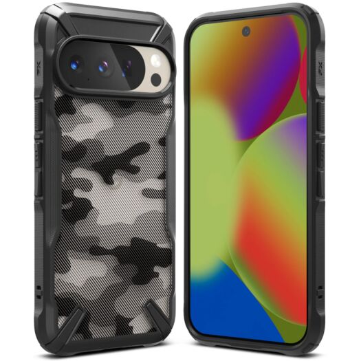 Чохол Ringke Fusion X до Google Pixel 10/10 Pro Camo Black (FX1138E73) FX1138E73-rgk