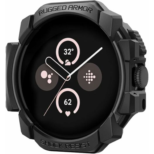 Чохол Spigen Rugged Armor до Pixel Watch 3 45mm Matte Black (ACS07597) ACS07597 Чохол Spigen Rugged Armor до Pixel Watch 3 45mm Matte Black (ACS07597) ACS07597