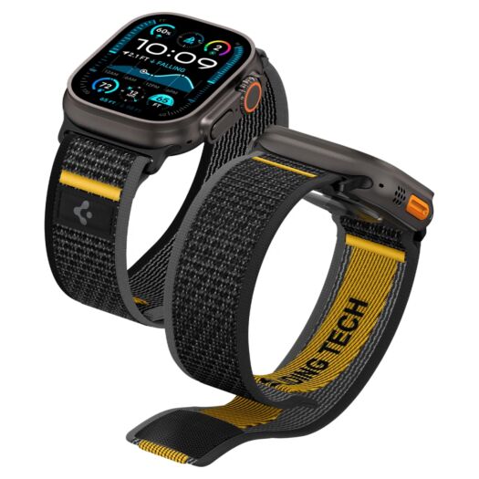 Ремінець Spigen Athlex Air Band до Apple Watch 44/45/46/49mm Active Black (AMP09033) AMP09033-spg