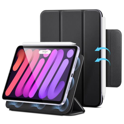 Чохол-обкладинка ESR Rebound Magnetic Case до iPad Mini 6/7 Black (3022100201) 3022100201-esr Чохол-обкладинка ESR Rebound Magnetic Case до iPad Mini 6/7 Black (3022100201) 3022100201-esr
