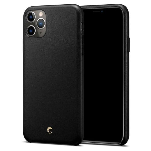 Чохол Spigen Ciel Basic Leather для iPhone 11 Pro Black (077CS27268) 643994446-z Чохол Spigen Ciel Basic Leather для iPhone 11 Pro Black (077CS27268) 643994446-z