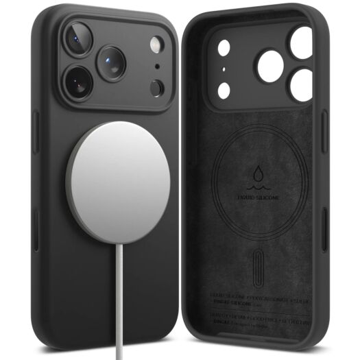 Чохол Ringke Silicone Magnetic для iPhone 17 Pro Black (SIMG1088E55) SIMG1088E55-rgk