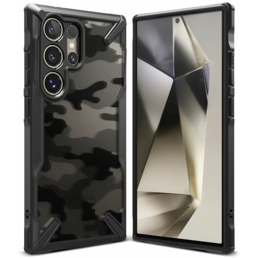 Чохол Ringke Fusion X до Samsung Galaxy S24 Ultra Camo Black (FX797E73) FX797E73-rgk